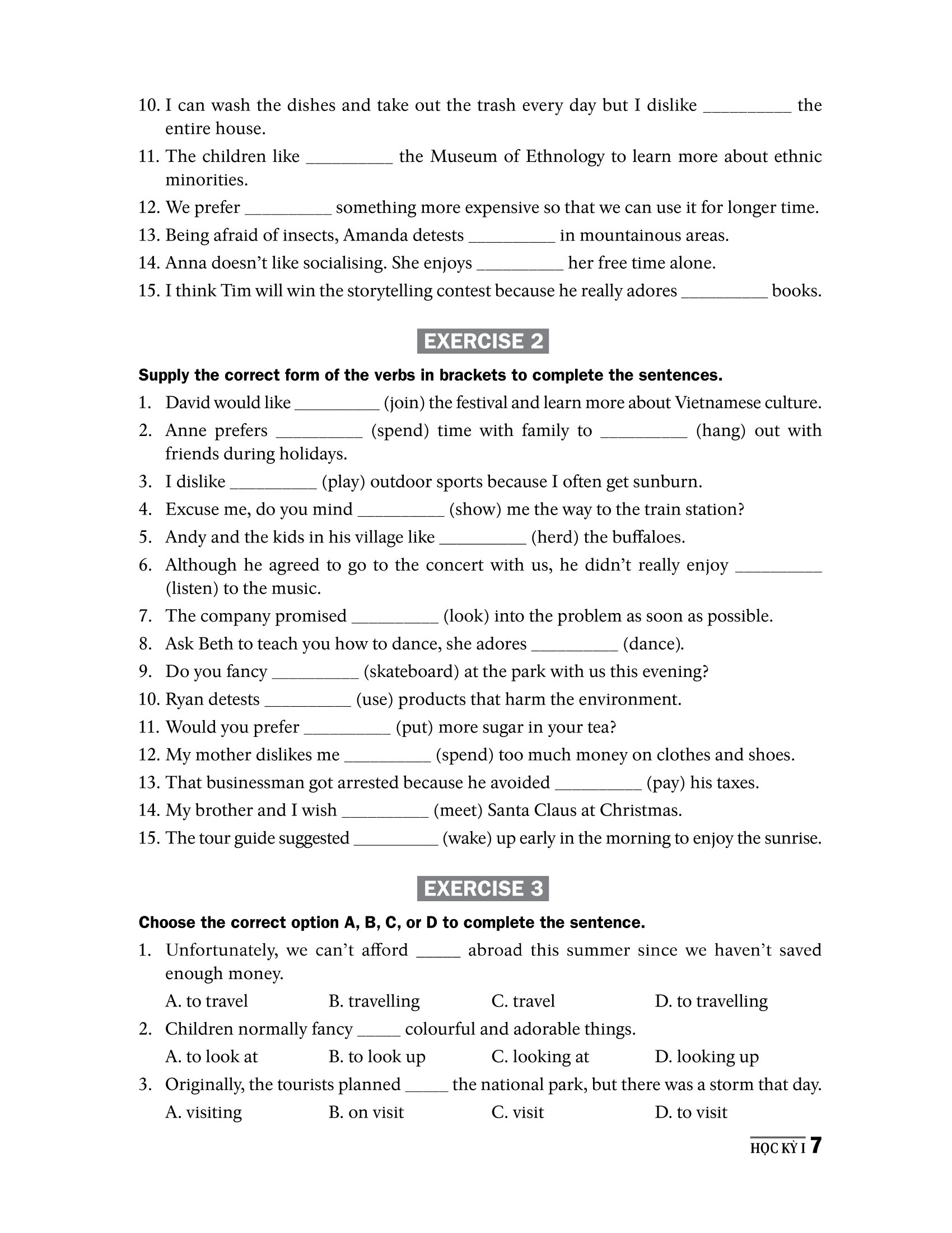 bộ đề kiểm tra tiếng anh 8 (chương trình thí điểm) - Ảnh 10