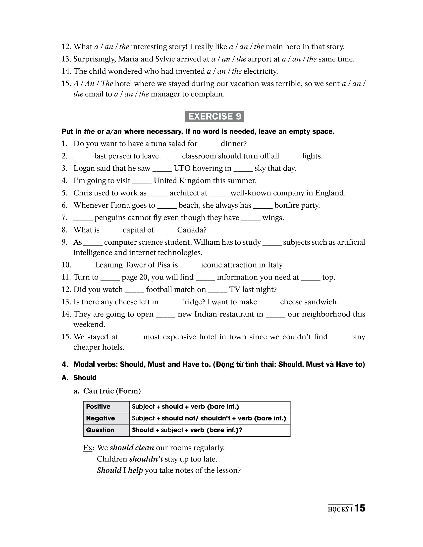 bộ đề kiểm tra tiếng anh 8 (chương trình thí điểm) - Ảnh 18