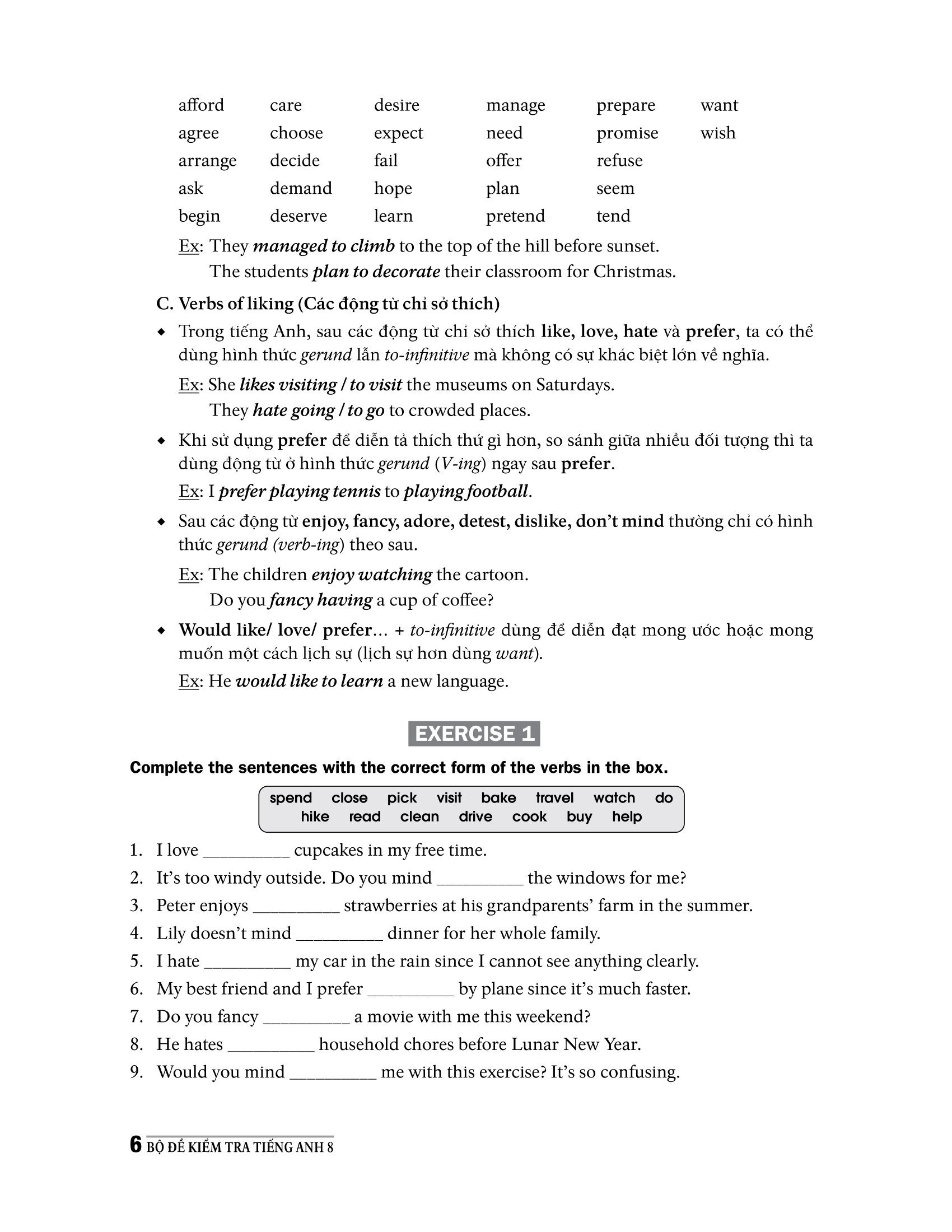 bộ đề kiểm tra tiếng anh 8 (chương trình thí điểm) - Ảnh 9