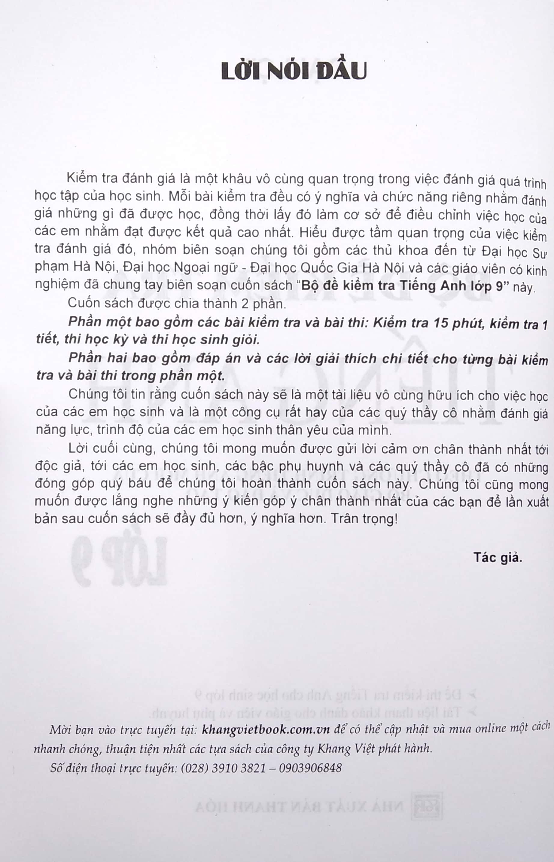 bộ đề kiểm tra tiếng anh 9 - Ảnh 4