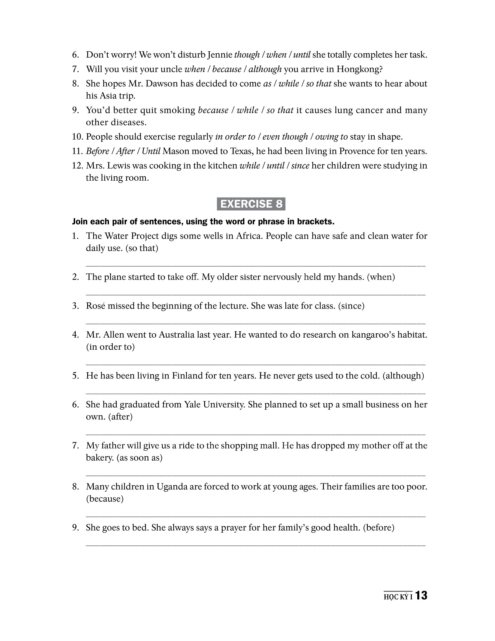 bộ đề kiểm tra tiếng anh 9 (chương trình thí điểm) - Ảnh 16