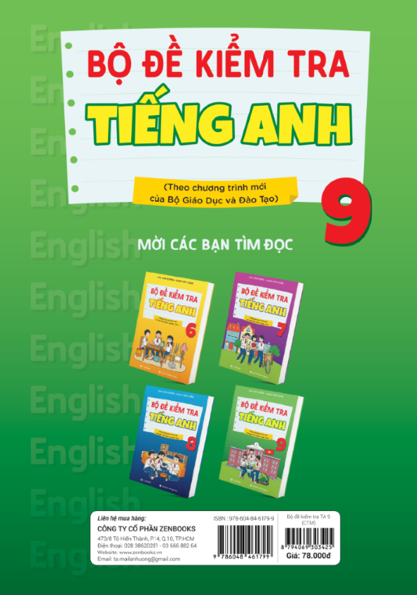bộ đề kiểm tra tiếng anh 9 (chương trình thí điểm) - Ảnh 3