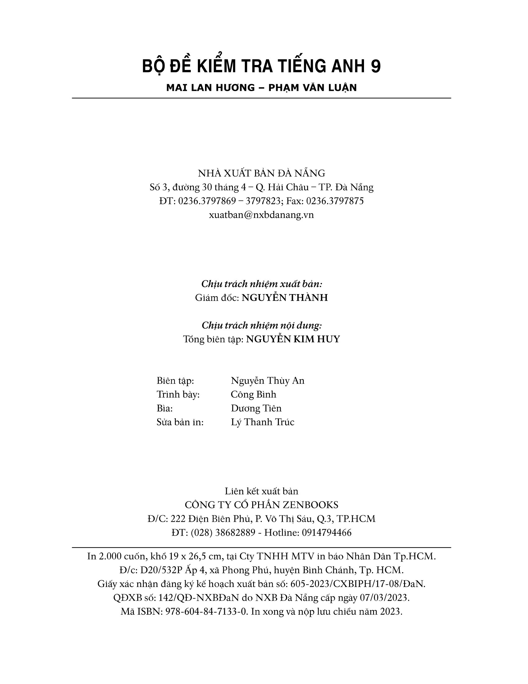 bộ đề kiểm tra tiếng anh 9 (chương trình thí điểm) - Ảnh 5