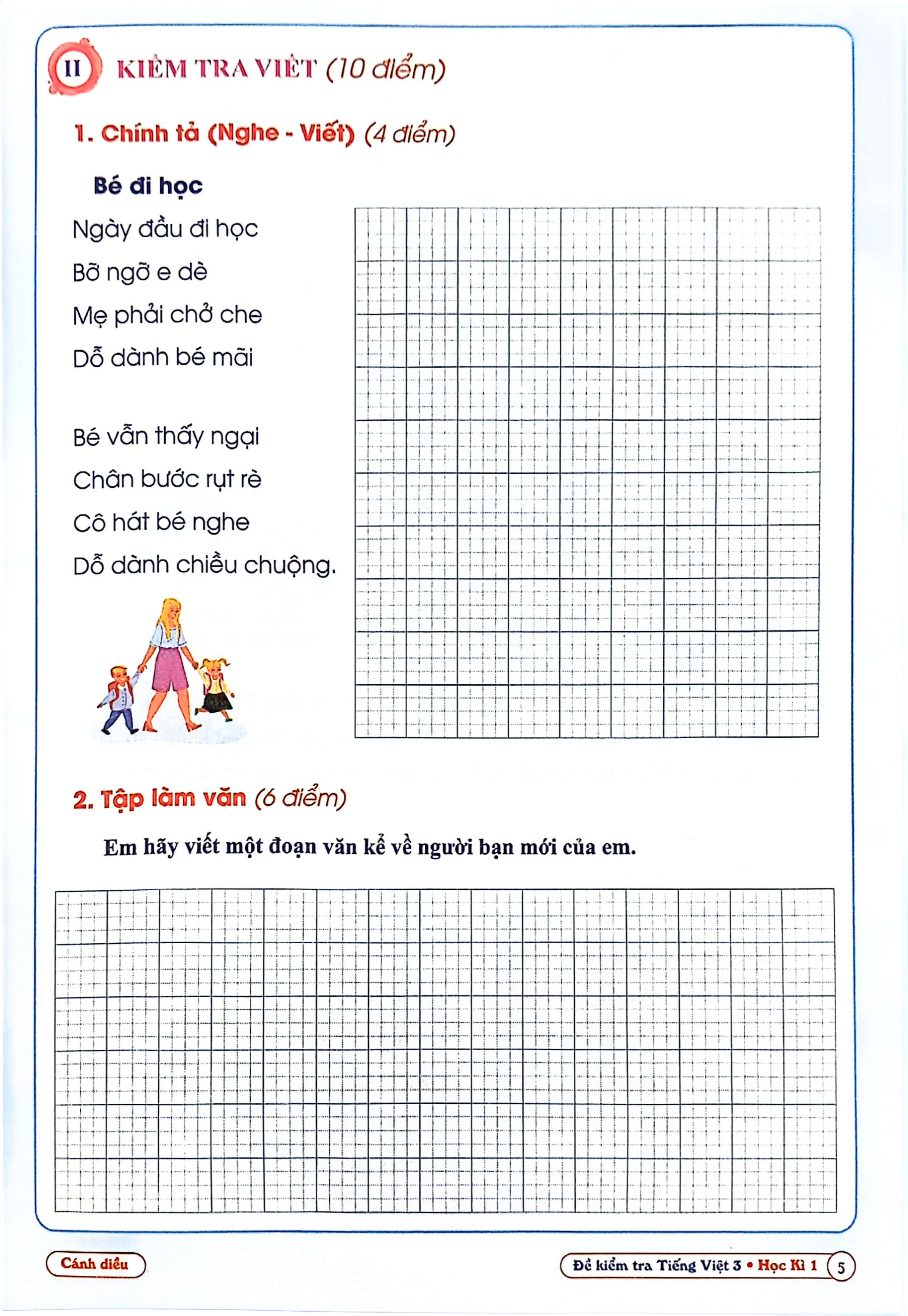 bộ đề kiểm tra tiếng việt 3 - học kì 1 (cánh diều) (2022) - Ảnh 6