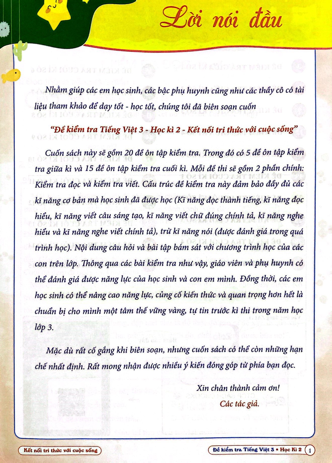 bộ đề kiểm tra tiếng việt 3 - học kì 2 (kết nối) (2023) - Ảnh 2