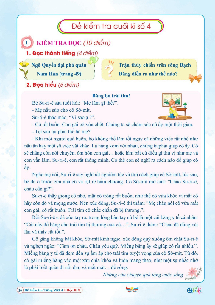 Bộ Đề Kiểm Tra Tiếng Việt 4 - Học Kì 2 (Cánh Diều) - Ảnh 3