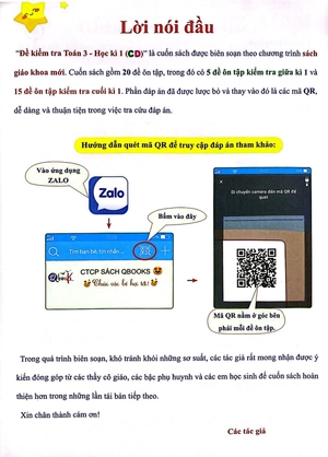 bộ đề kiểm tra toán 3 - học kì 1 (cánh diều) (2022) - Ảnh 3