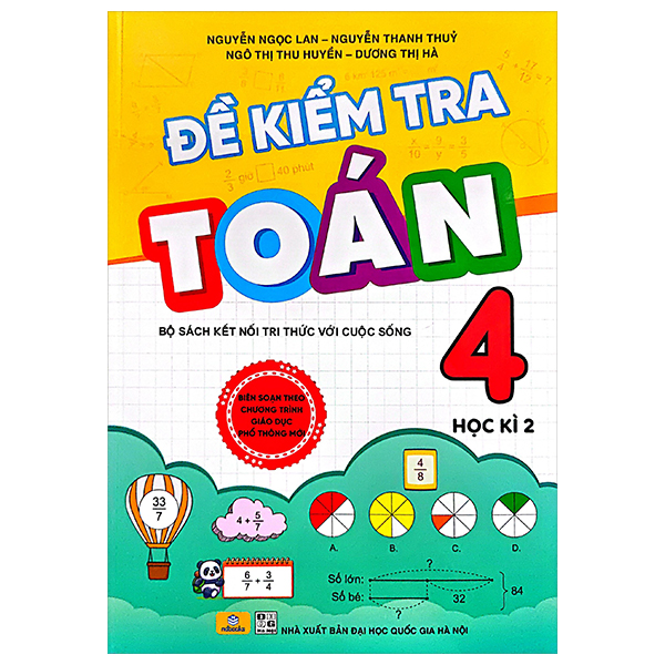 Bộ Đề Kiểm Tra Toán 4 - Học Kì 2 (Kết Nối Tri Thức Với Cuộc Sống)