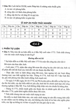 bộ đề kiểm tra trắc nghiệm và tự luận lịch sử 11 (dùng chung cho các bộ sgk hiện hành) - Ảnh 12