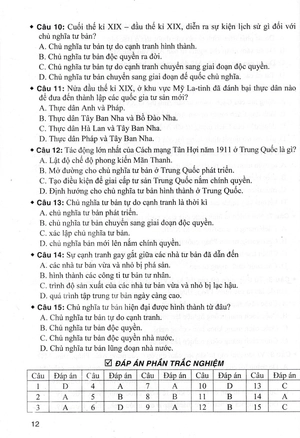 bộ đề kiểm tra trắc nghiệm và tự luận lịch sử 11 (dùng chung cho các bộ sgk hiện hành) - Ảnh 15