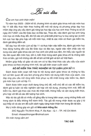 bộ đề kiểm tra trắc nghiệm và tự luận lịch sử 11 (dùng chung cho các bộ sgk hiện hành) - Ảnh 3
