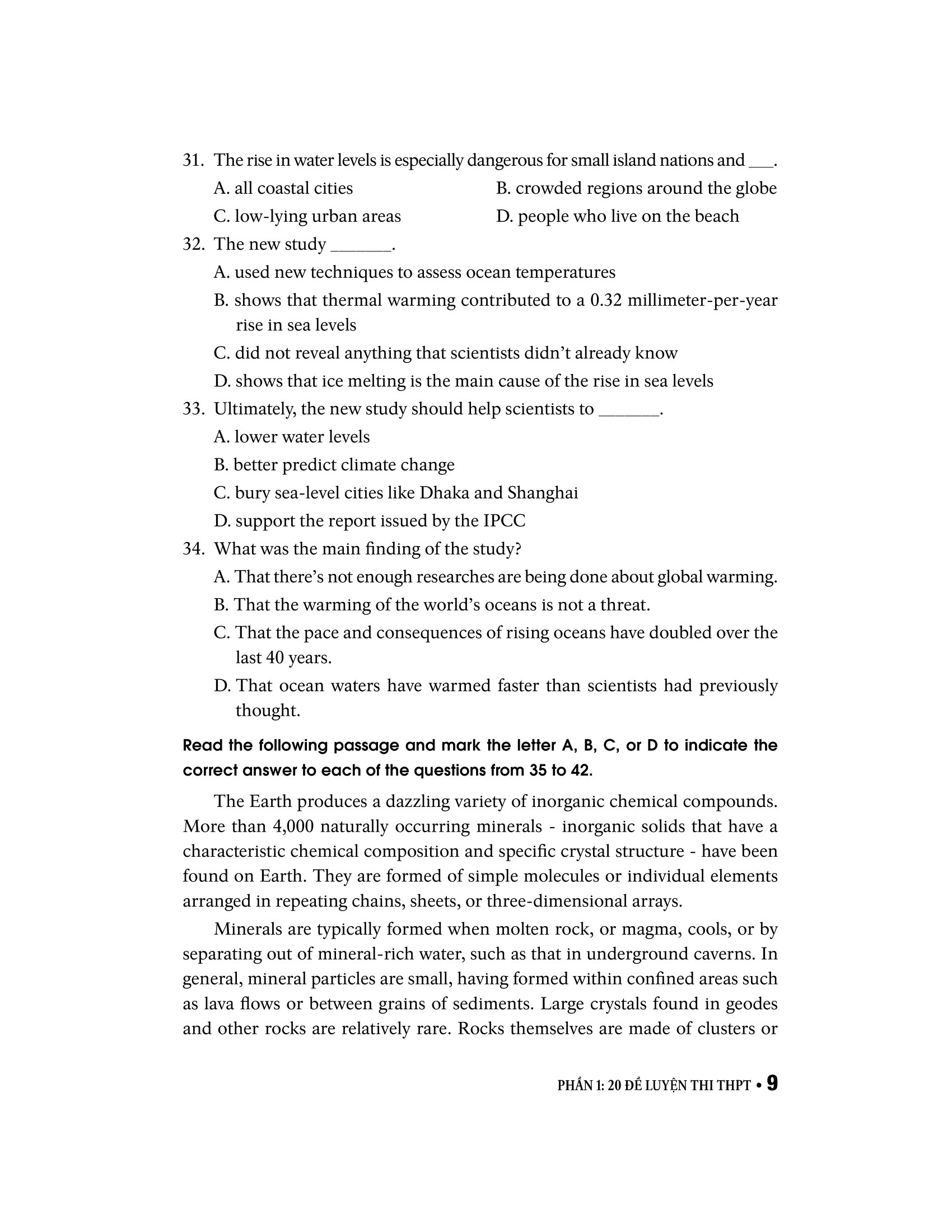 bộ đề luyện thi thpt môn tiếng anh (2022) - Ảnh 10