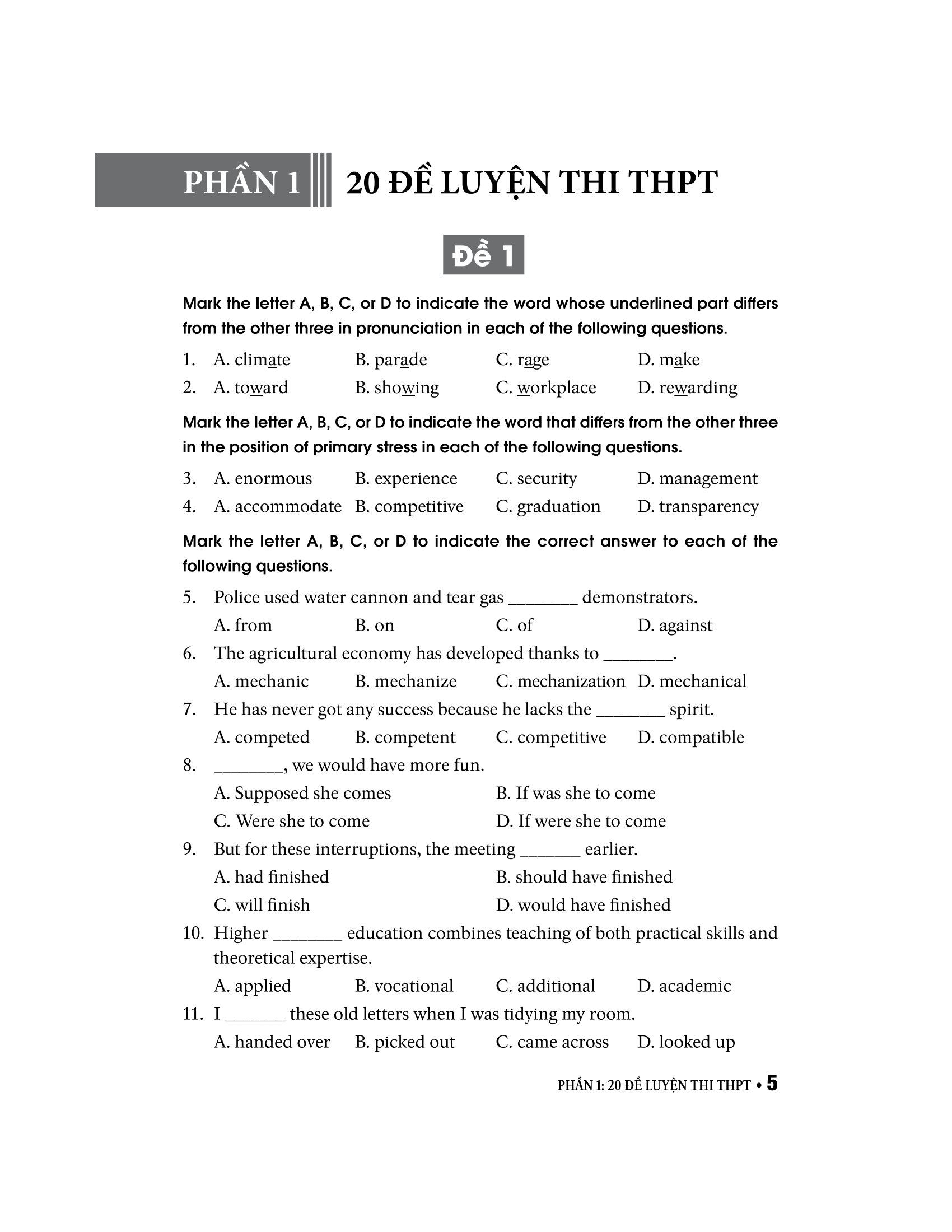 bộ đề luyện thi thpt môn tiếng anh (2022) - Ảnh 6