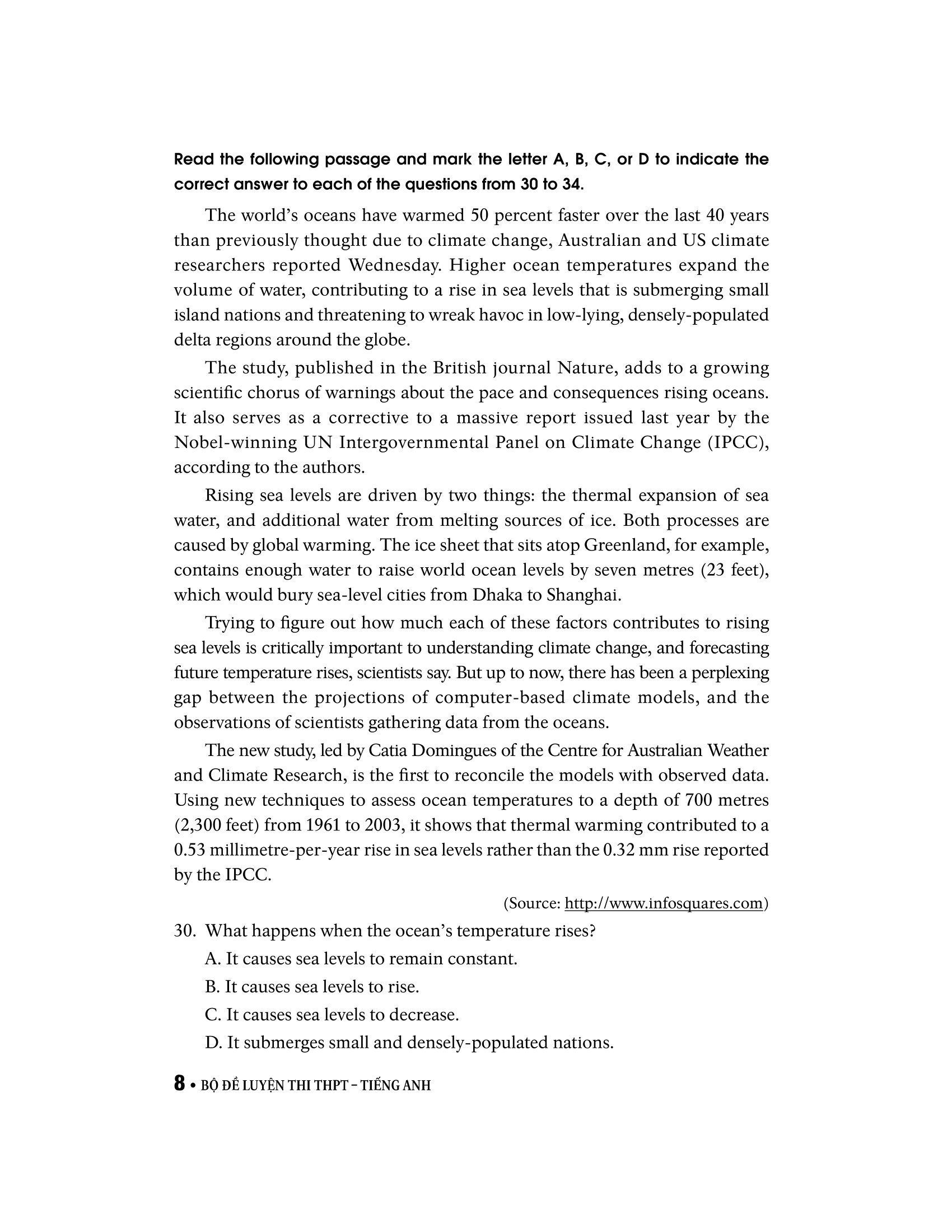 bộ đề luyện thi thpt môn tiếng anh (2022) - Ảnh 9