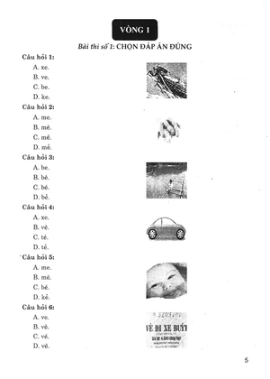 bộ để luyện thi violympic trạng nguyên tiếng việt trên internet lớp 1 - Ảnh 5