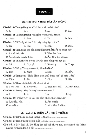 bộ đề luyện thi violympic trạng nguyên tiếng việt trên internet lớp 4 (dùng chung cho các bộ sgk hiện hành) - Ảnh 5