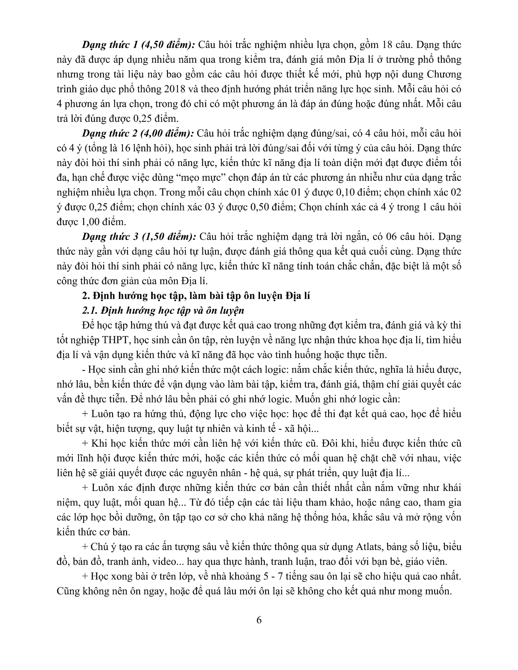 Bộ Đề Ôn Luyện Chuyên Sâu - Môn Địa Lí - Kỳ Thi Tốt Nghiệp THPT Theo Chương Trình GDPT Mới - Ảnh 8