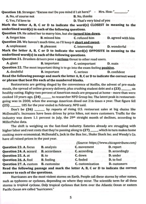 bộ đề ôn luyện thi vào lớp 10 thpt - môn tiếng anh - Ảnh 5
