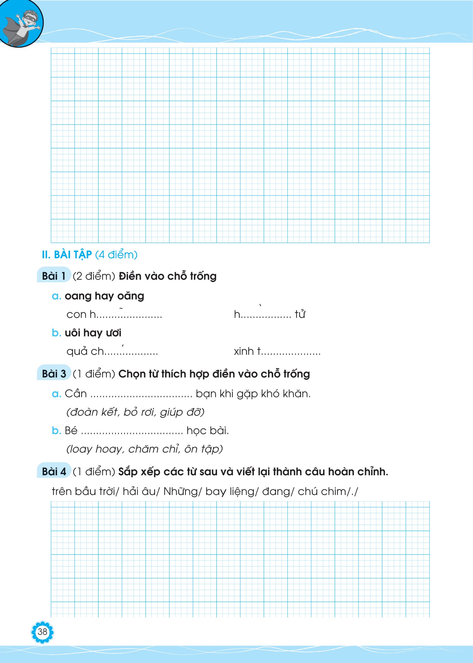 bộ đề ôn luyện và tự kiểm tra tiếng việt lớp 1 - tập 2 - Ảnh 10