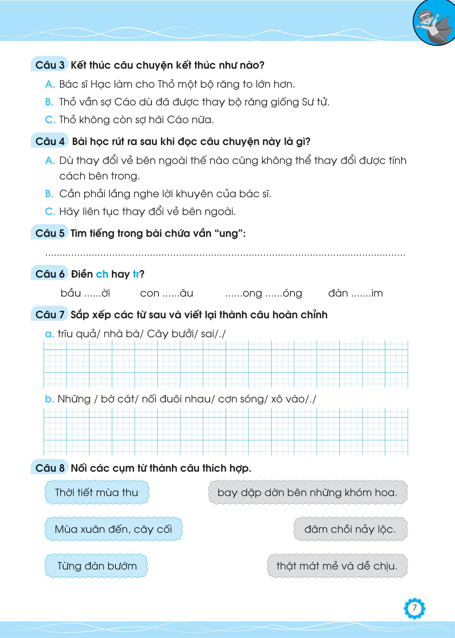 bộ đề ôn luyện và tự kiểm tra tiếng việt lớp 1 - tập 2 - Ảnh 7