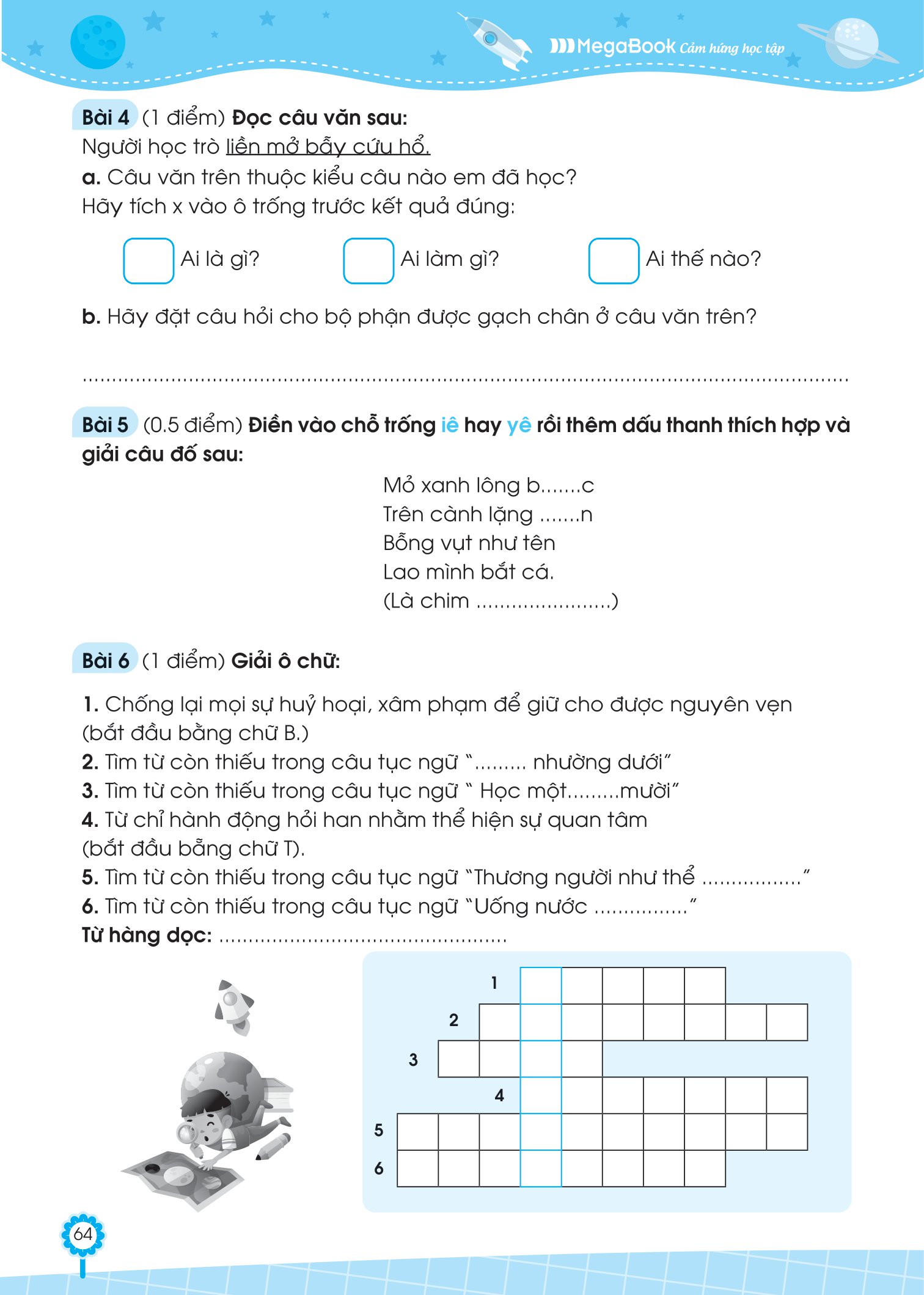 bộ đề ôn luyện và tự kiểm tra tiếng việt lớp 2 - tập 1 - Ảnh 14