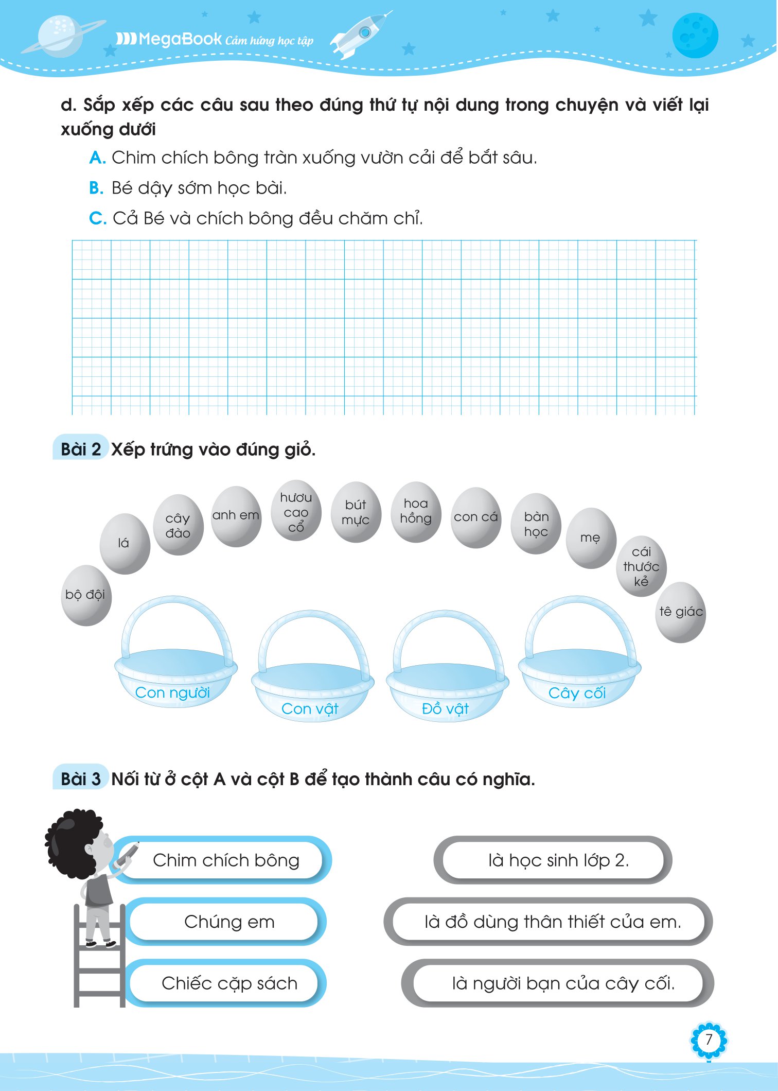 bộ đề ôn luyện và tự kiểm tra tiếng việt lớp 2 - tập 1 - Ảnh 7