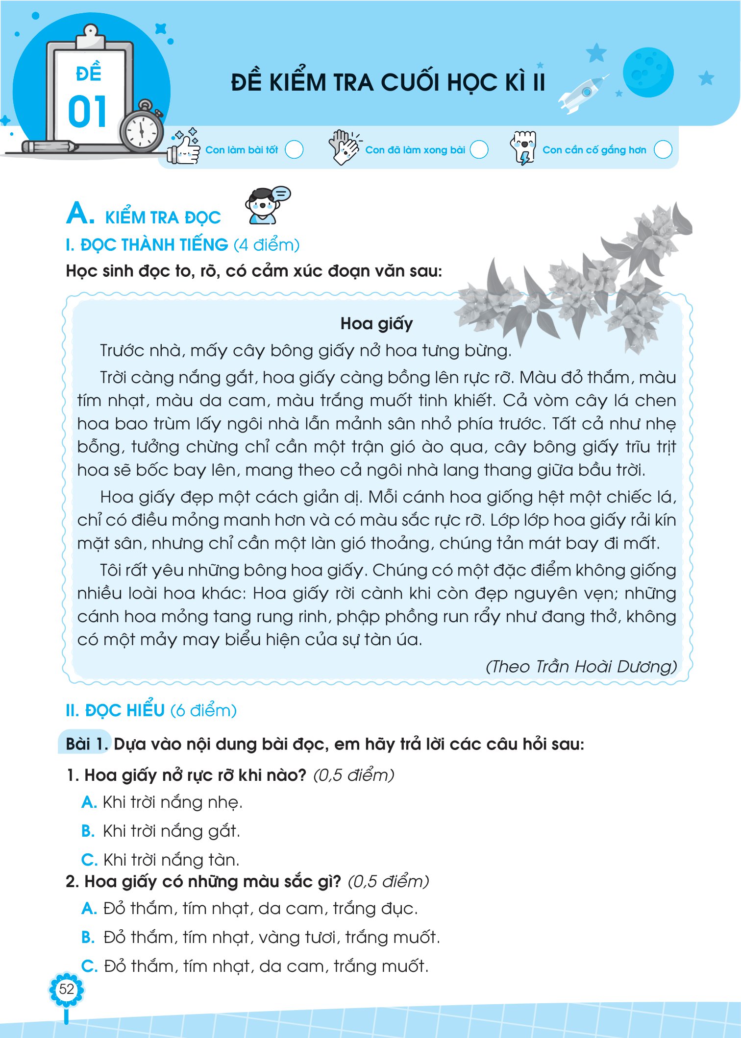 bộ đề ôn luyện và tự kiểm tra tiếng việt lớp 2 - tập 2 - Ảnh 13