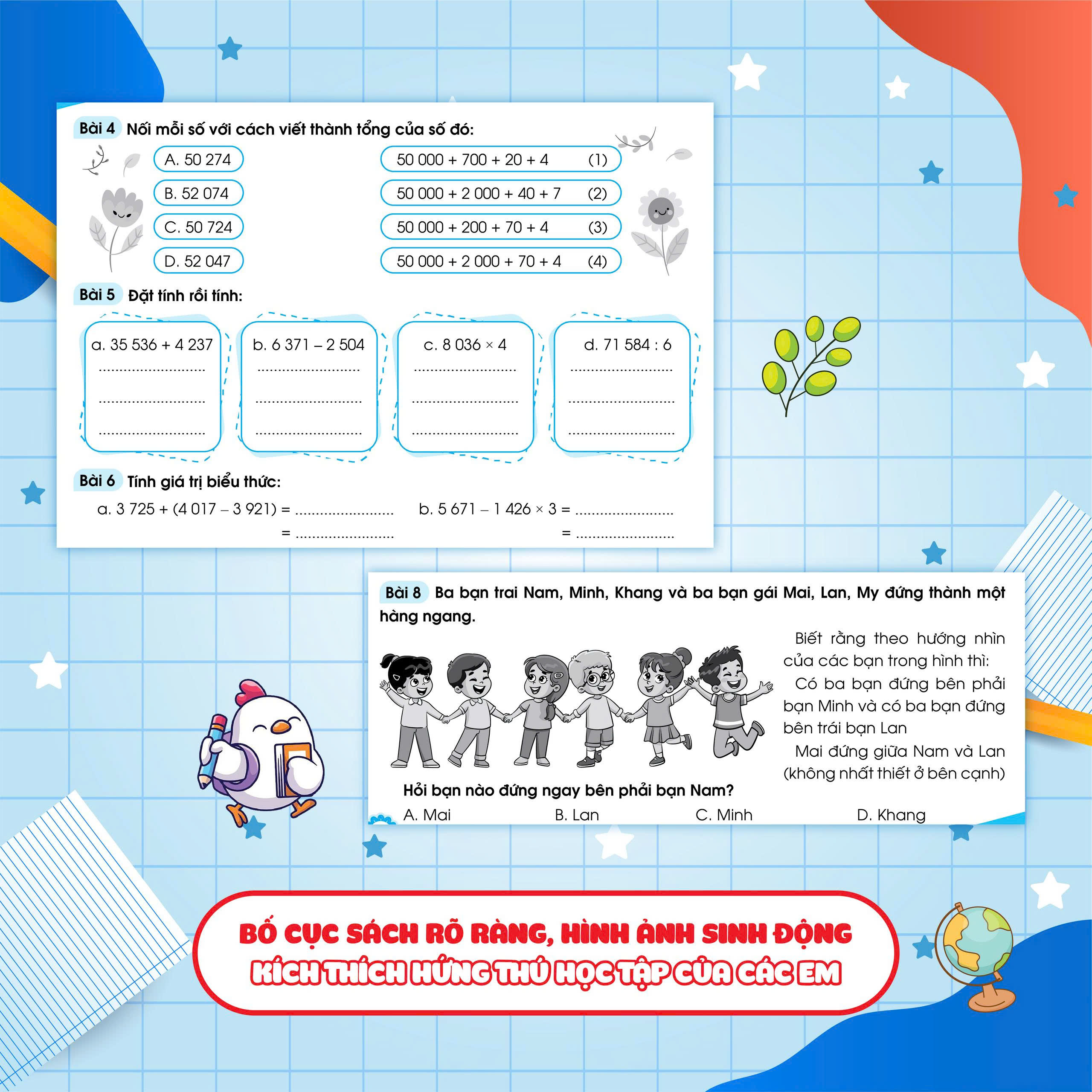 Bo
						
										
										De On Luyen Va Tu Kiem Tra Toan 4 - Tap 1 - Ảnh 8