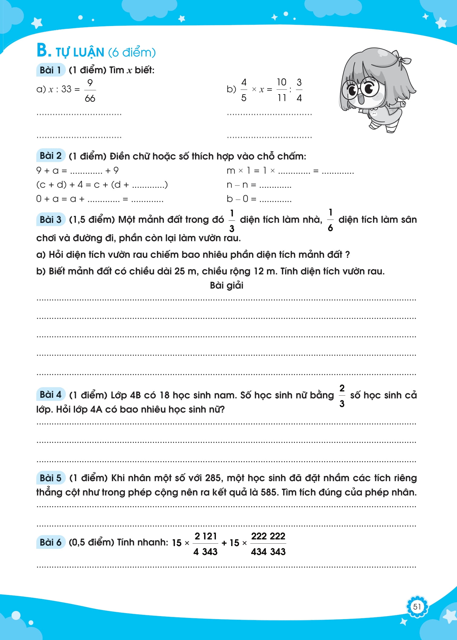 Bộ
Đề Ôn Luyện Và Tự Kiểm Tra Toán 4 - Tập 2 - Ảnh 15