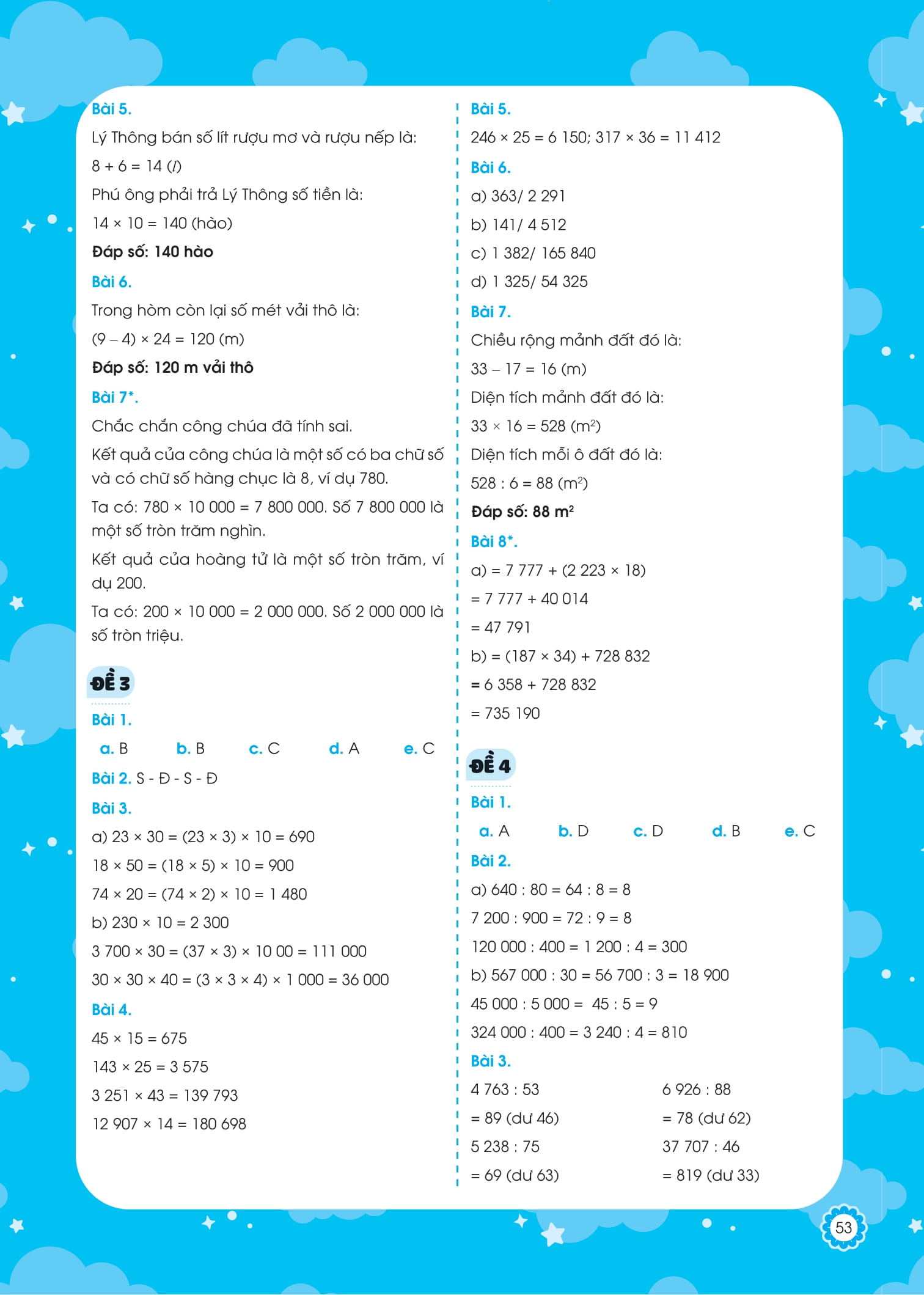 Bộ
Đề Ôn Luyện Và Tự Kiểm Tra Toán 4 - Tập 2 - Ảnh 17