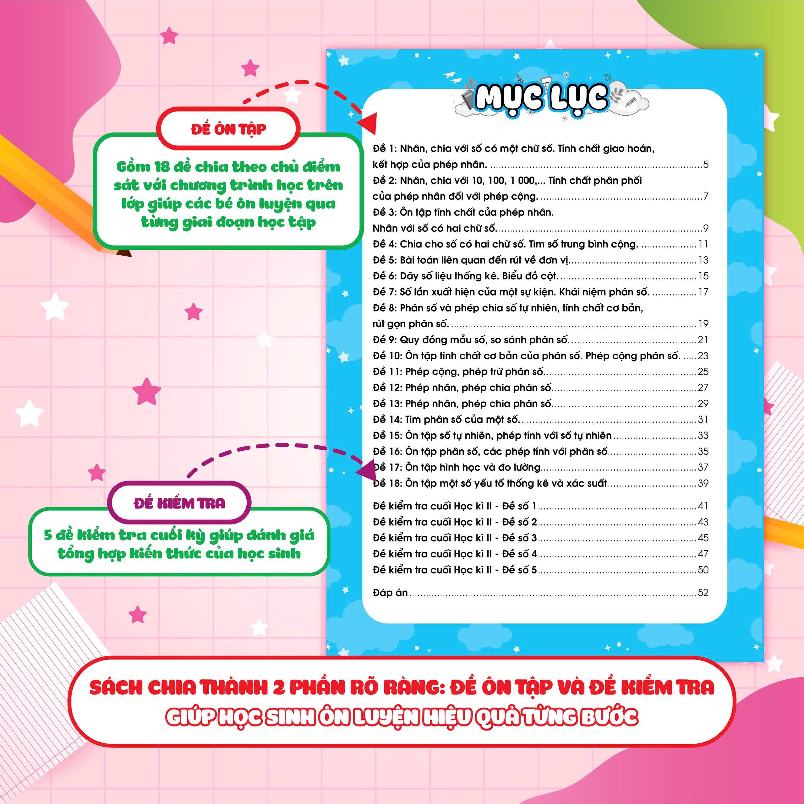 Bộ
Đề Ôn Luyện Và Tự Kiểm Tra Toán 4 - Tập 2 - Ảnh 4