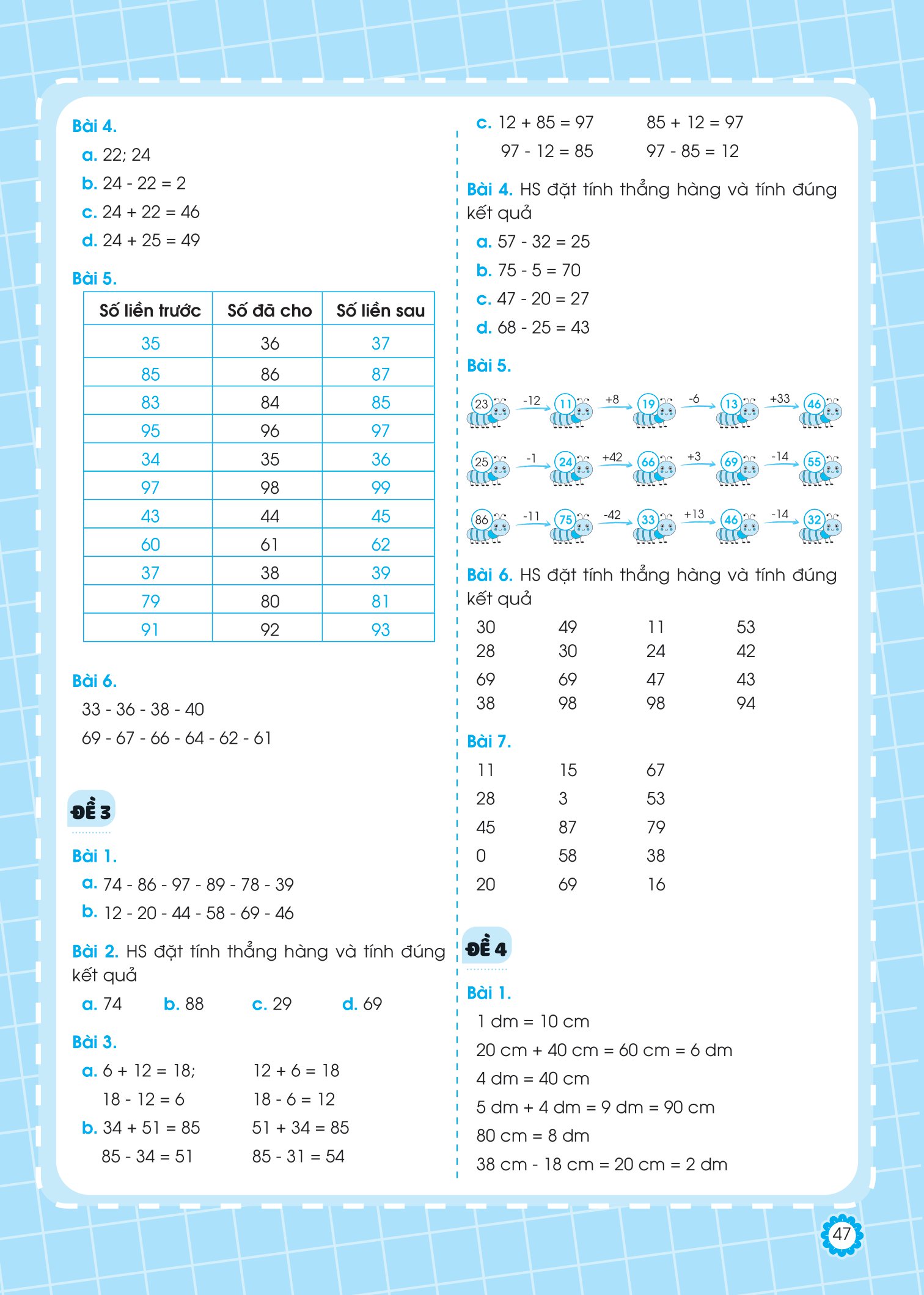 bộ đề ôn luyện và tự kiểm tra toán lớp 2 - tập 1 - Ảnh 13