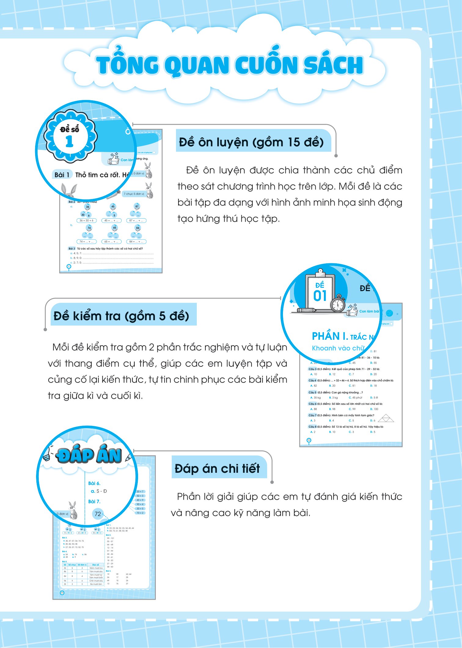 bộ đề ôn luyện và tự kiểm tra toán lớp 2 - tập 1 - Ảnh 5