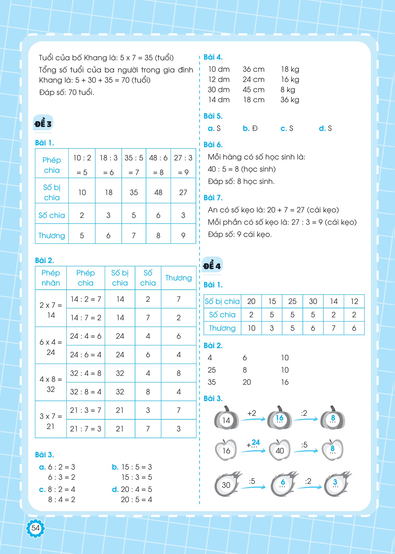 bộ đề ôn luyện và tự kiểm tra toán lớp 2 - tập 2 - Ảnh 14