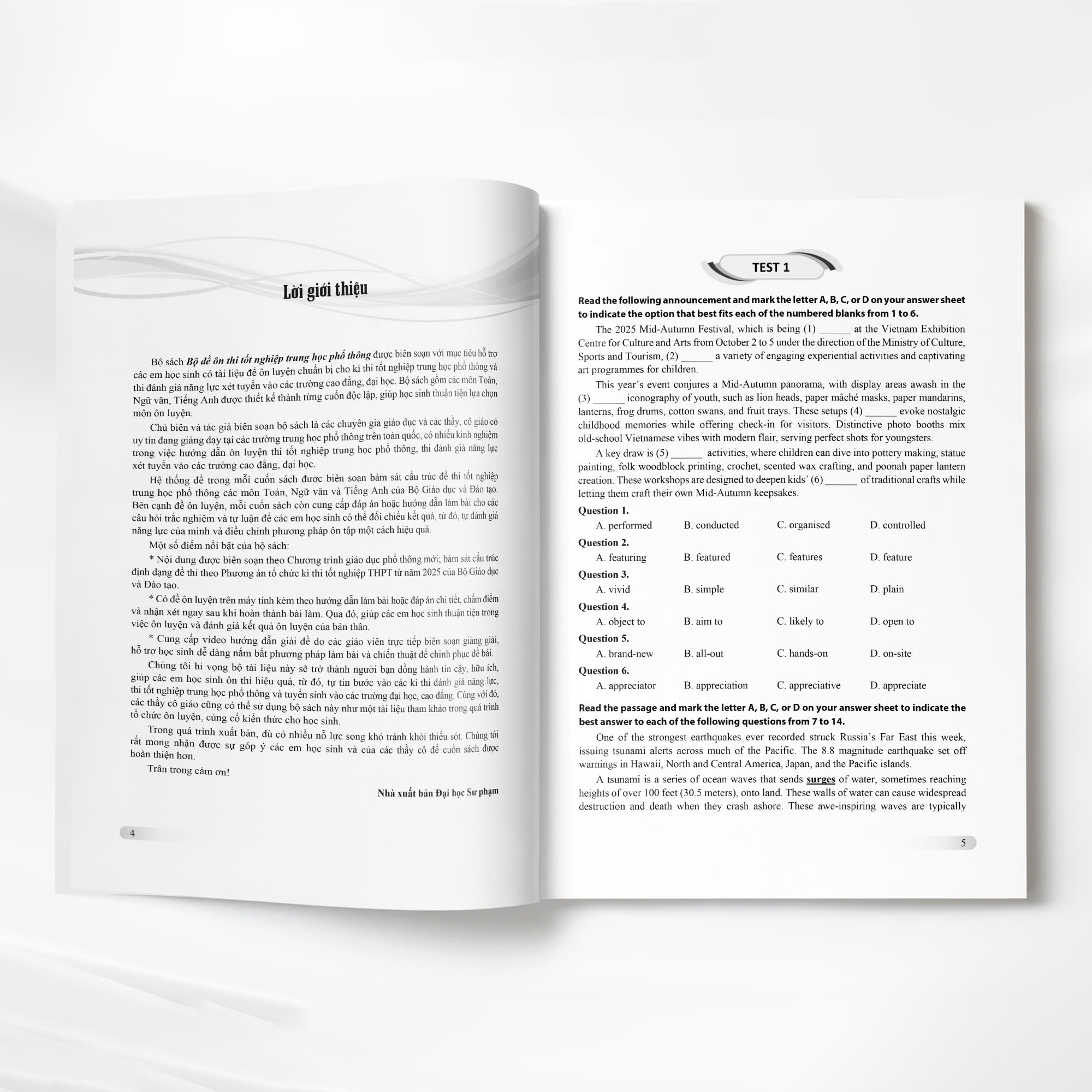 Bộ Đề Ôn Thi Tốt Nghiệp Trung Học Phổ Thông - Môn Tiếng Anh - Ảnh 8