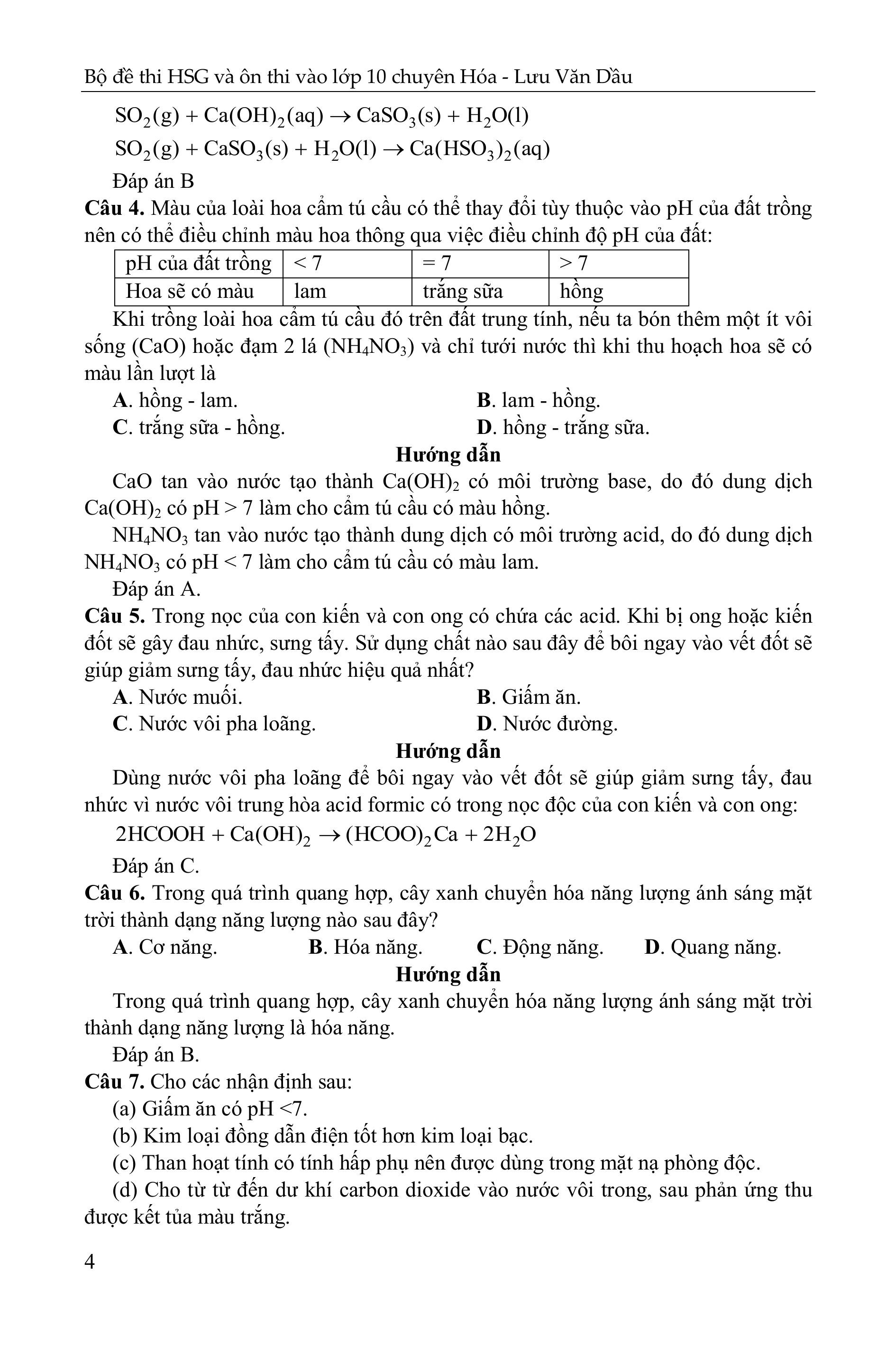 Bộ Đề Thi Học Sinh Giỏi Và Ôn Thi Vào Lớp 10 Chuyên Hóa - Ảnh 6