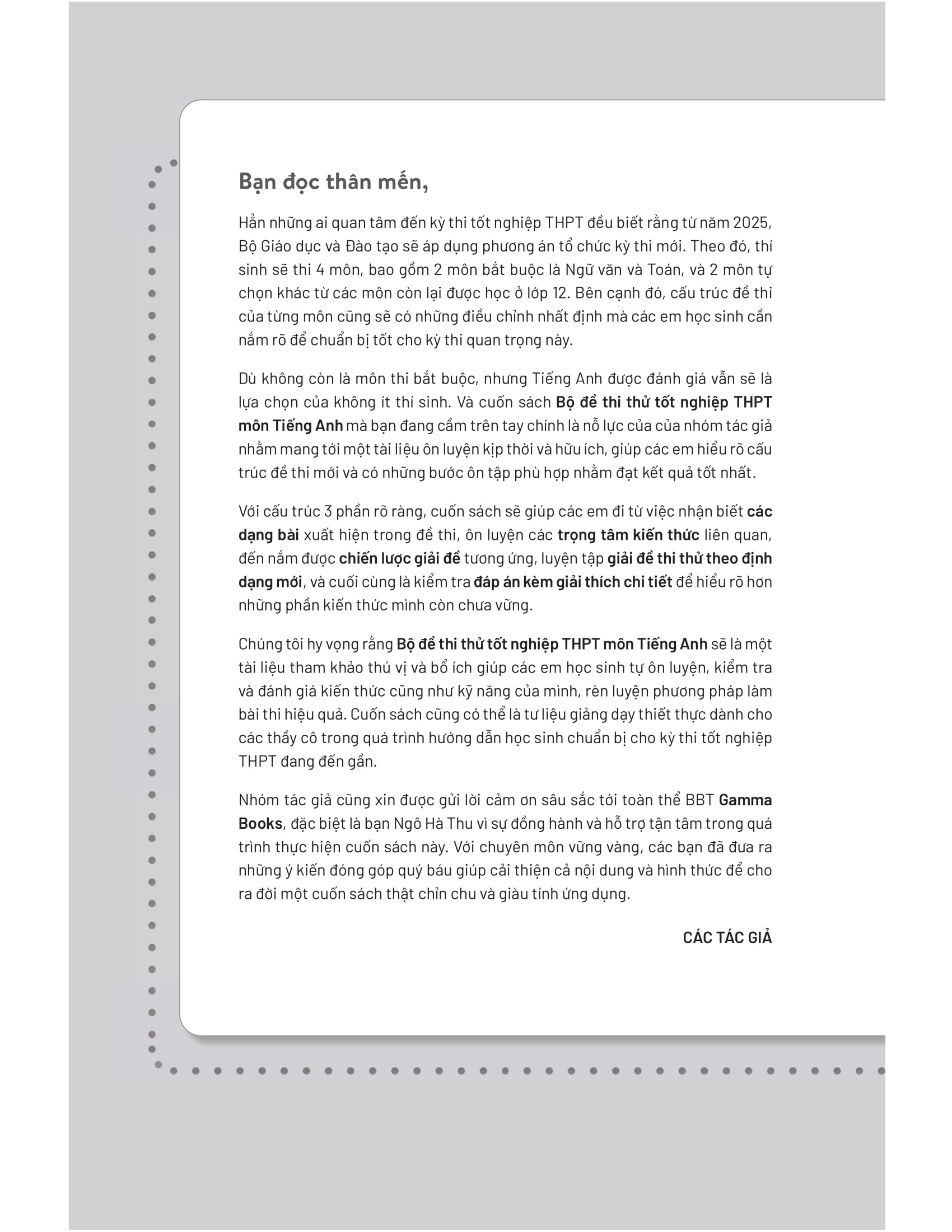 bộ đề thi thử tốt nghiệp thpt môn tiếng anh - Ảnh 4