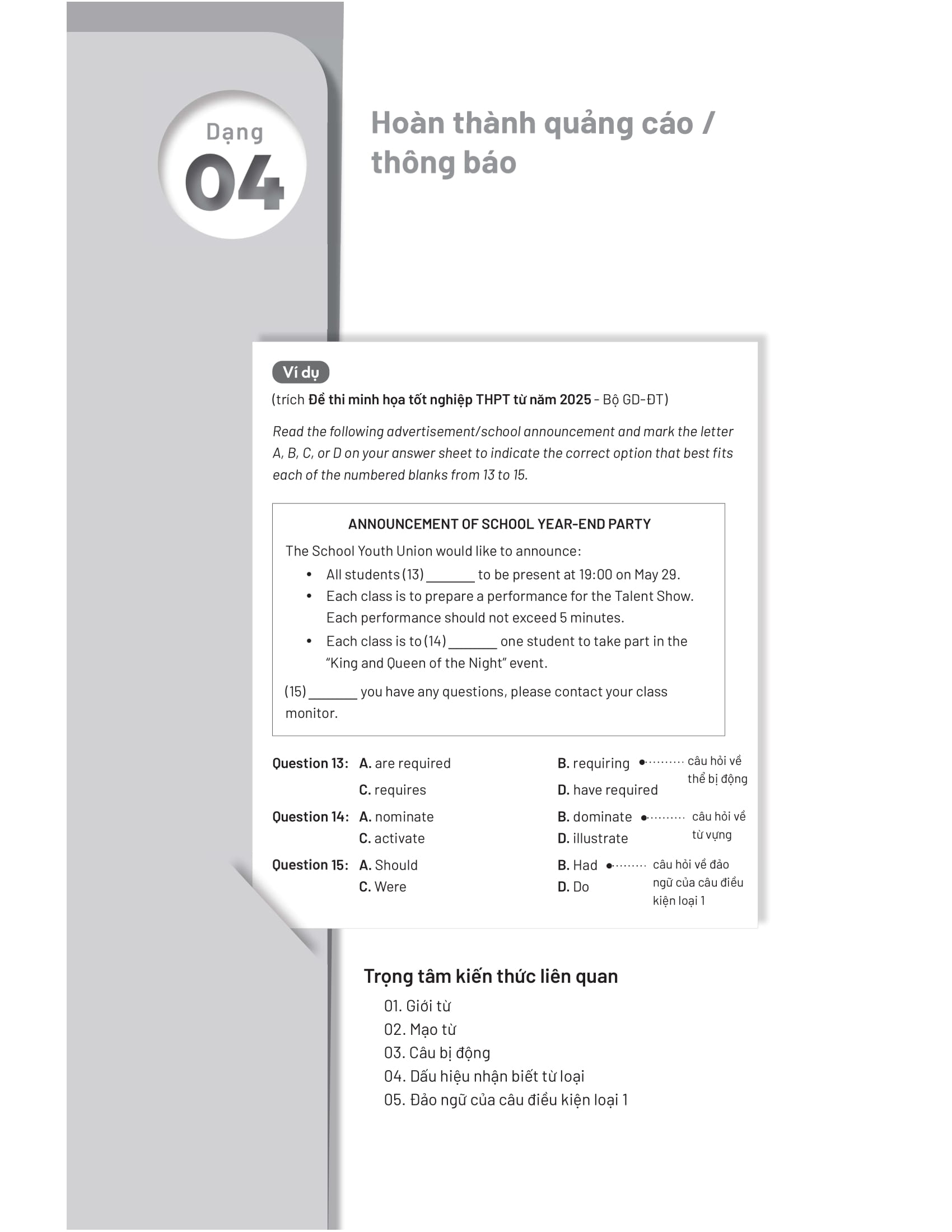 bộ đề thi thử tốt nghiệp thpt môn tiếng anh - Ảnh 9