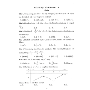 bộ đề tuyển chọn ôn thi tốt nghiệp bài thi thpt - môn toán - Ảnh 4