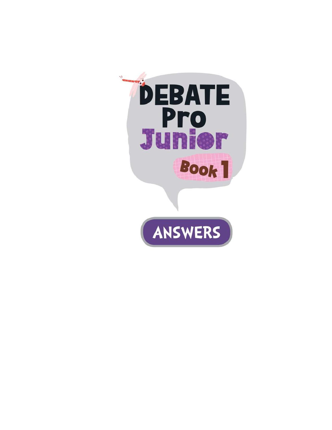 Bộ Debate Pro Junior: Nhà Tranh Biện Thông Minh Book1 - Ảnh 23