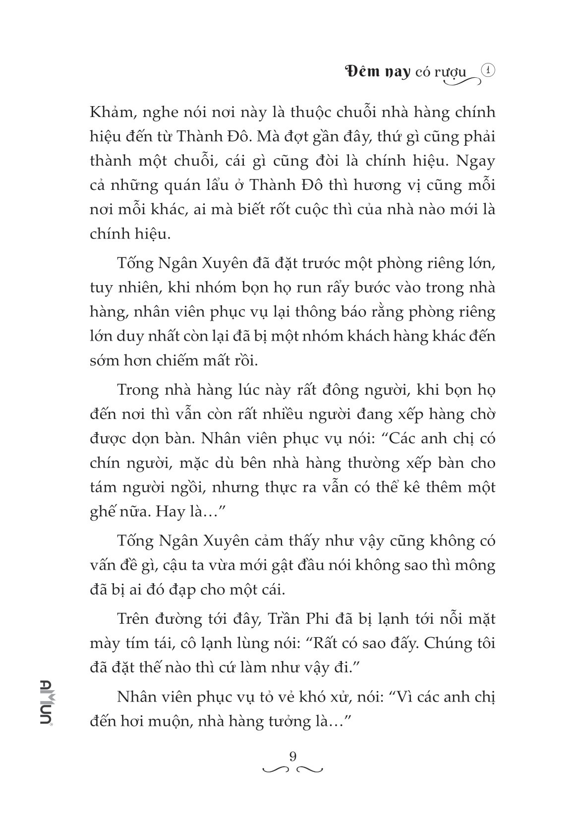 bộ đêm nay có rượu - tập 1 - Ảnh 9