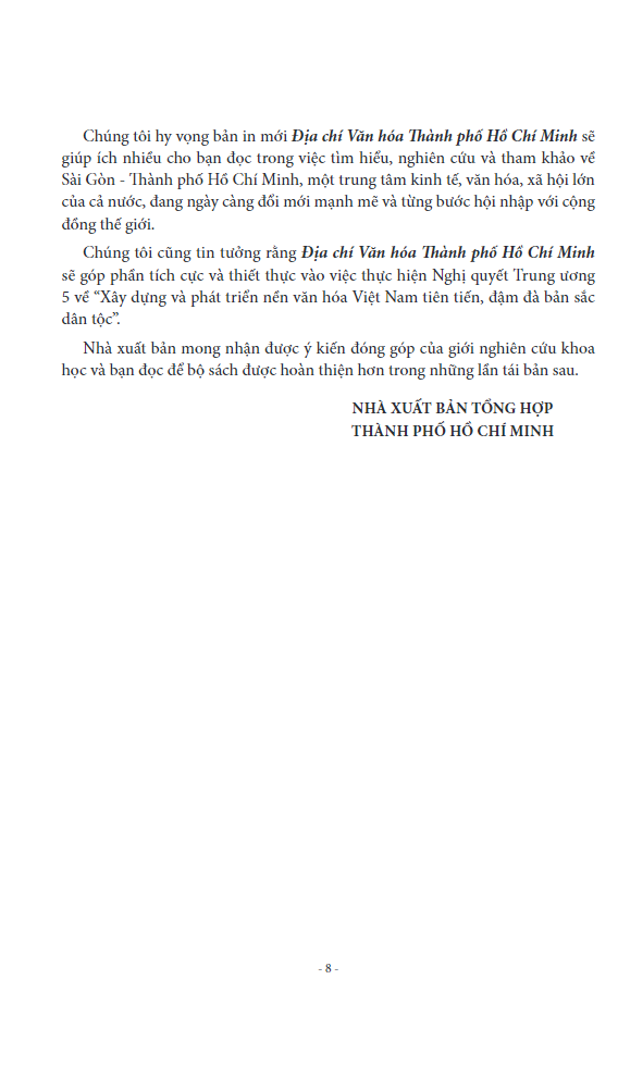 bộ địa chí văn hóa thành phố hồ chí minh tập 1 - lịch sử - Ảnh 7