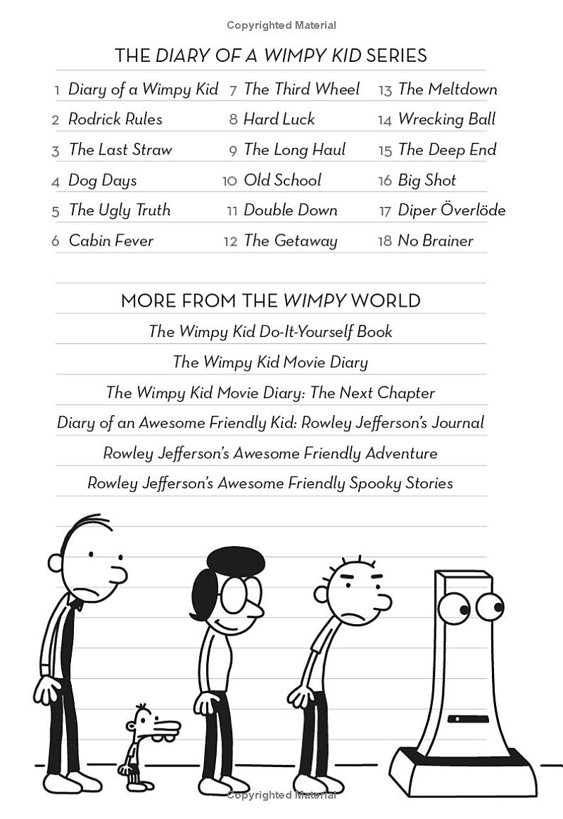 bộ diary of a wimpy kid 18: no brainer - Ảnh 4
