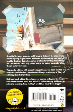 bộ diary of a wimpy kid 2: rodrick rules: special disney+ cover edition - Ảnh 6