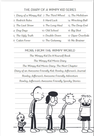 bộ diary of a wimpy kid 6: cabin fever (special disney + cover edition) - Ảnh 4