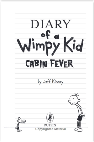 bộ diary of a wimpy kid 6: cabin fever (special disney + cover edition) - Ảnh 5