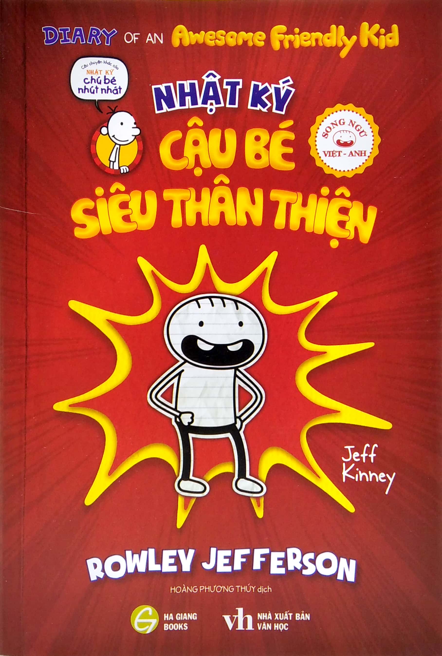 Bo
						
										
										Diary Of A Wimpy Kid - Nhat Ky Chu Be Nhut Nhat - Tap 1.1 - Rowley Jefferson - Song Ngu Viet-Anh - Ảnh 3