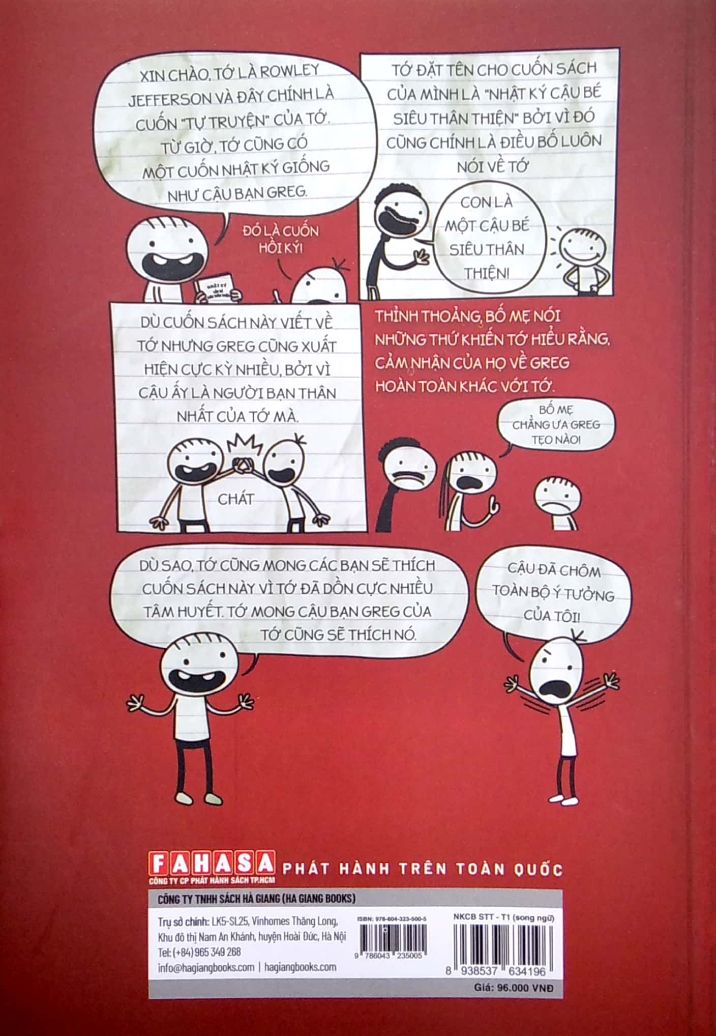 Bo
						
										
										Diary Of A Wimpy Kid - Nhat Ky Chu Be Nhut Nhat - Tap 1.1 - Rowley Jefferson - Song Ngu Viet-Anh - Ảnh 7