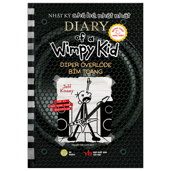 Bộ Diary Of A Wimpy Kid - Nhật Ký Chú Bé Nhút Nhát - Tập 17: Bỉm Toang - Diper Överlöde (Song Ngữ Anh - Việt)