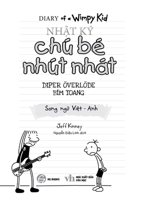 bộ diary of a wimpy kid - nhật ký chú bé nhút nhát - tập 17: bỉm toang - diper överlöde (song ngữ anh - việt) - Ảnh 5